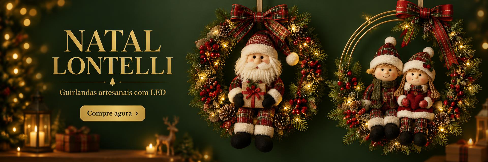 Natal Lontelli — guirlandas artesanais com LED